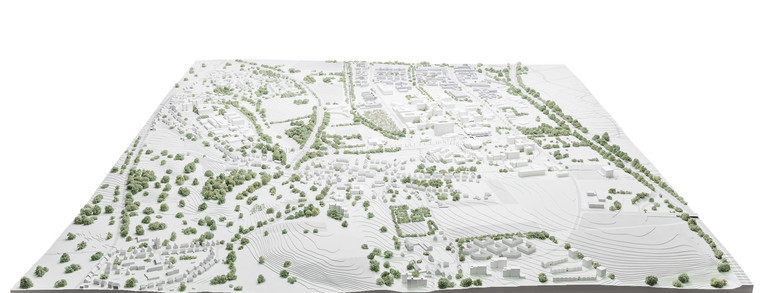 A model of TU Dortmund university.
