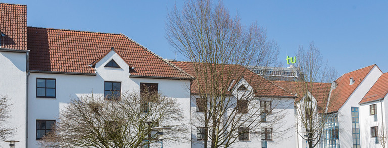 Houses of the student village at the North Campus